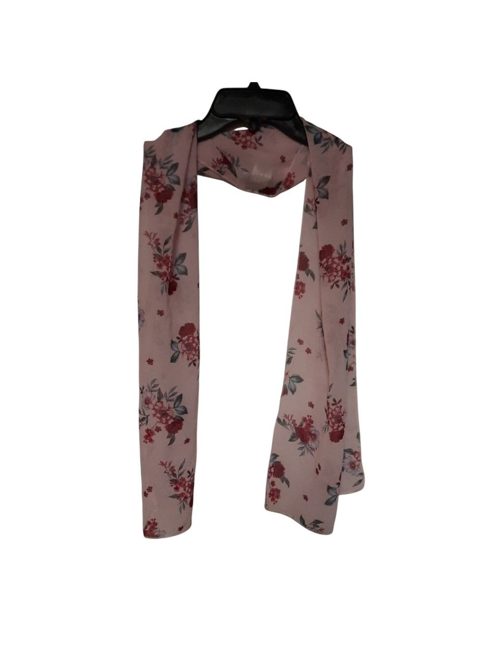 Girl's Pink Floral Scarf Pink and Violet